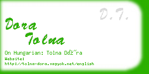 dora tolna business card